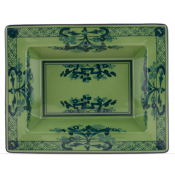 Ginori Oriente Italiano Malachite Rectangular Tray / Vide Poche